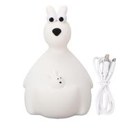 SYUULCOI Pat Light pour enfants, veilleuse rechargeable avec batterie de 1200 mAh, lampe en silicone à luminosité réglable pour cadeau d'anniversaire de Noël, décoration de forme