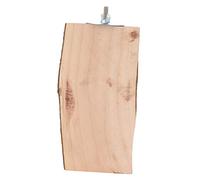 SYUULCOI Plate-Forme Debout pour perroquets, perchoir en Bois Naturel, bâton pour Oiseaux, Aire de Jeux Debout (6-7/15)