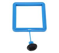 Syuulcoi pour Anneau d'alimentation en Aquarium, mangeoire Alimentaire Flottant, Accessoire de réservoir de Poisson carré en Plastique pour Poisson Rouge, Cercle d'alimentation,