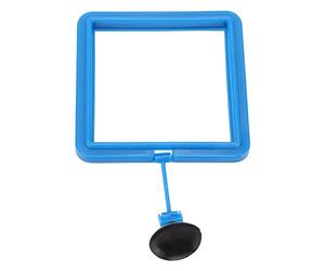 Syuulcoi pour Anneau d'alimentation en Aquarium, mangeoire Alimentaire Flottant, Accessoire de réservoir de Poisson carré en Plastique pour Poisson Rouge, Cercle d'alimentation,