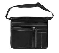 SYUULCOI Sac à Outils Suspendu unilatéral à la Taille, Tissu Oxford résistant à l'usure, Organisateur d'outils réglables pour Le Jardin (Noir)