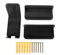 SYUULCOI Support Mural de vélo, Cintre de pédale de Cyclisme, Support Mural pour Garage, Stockage à Domicile, Route, Cycle de Montagne, Anti-Rayures (Noire)