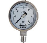 Syveco 1618009 Série 1618 - Indicateur de pression pour baignoire, radial, 1/2" BSP, diamètre 100, 0/40 bar