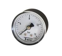 Syveco 1640007 Série 1640 Boîtier ABS Manomètre à sec axial 1/8" BSP Diamètre 40 mm 0/16 bar