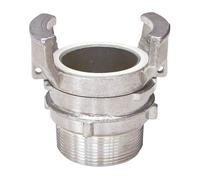 Syveco 2413050 Série 2413 - Raccords symétriques en aluminium - Joint NBR blanc - 1/2 mâle BSP - 2" BSP