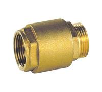 Syveco 317004 Série 317 Vanne en laiton toutes positions Hostaform Shutter femelle/mâle BSP, PN16, 1/2" MBSP x 1/2" FBSP