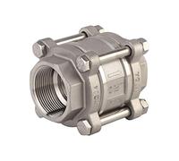 Syveco 380008 Série 380 Clapet anti-retour toutes positions en acier inoxydable avec ressort 1-1/2" FBSP