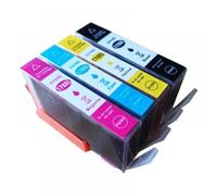 Sywchrf 4 Cartouches d'encre de Remplacement compatibles avec 178 178xl ouvrages Compatible avec Officejet 4610 4620 4622 et Photosmart C309A B109 B209 B210