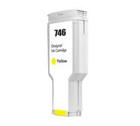 Sywchrf Cartouche à Encre Compatible 300 ML Compatible avec 747 747xl P2V84A P2V85A P2V86A P2V87A Fonctionne avec Imprimante DesignJet Z6 Z9(746-Y)