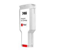 Sywchrf Cartouche à Encre Compatible 300 ML Compatible avec 747 747xl P2V84A P2V85A P2V86A P2V87A Fonctionne avec Imprimante DesignJet Z6 Z9(746-CR)