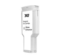 Sywchrf Cartouche à Encre Compatible 300 ML Compatible avec 747 747xl P2V84A P2V85A P2V86A P2V87A Fonctionne avec Imprimante DesignJet Z6 Z9(747-Gloss Enhancer)