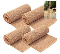 SYWHXY Lot de 4 Rouleaux de Papier en Toile de Jute Naturelle pour protéger Les Arbres de Jardin - 20 x 25 cm - pour Garder Les Plantes au Chaud