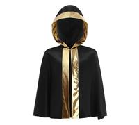 Sywiyi Costume De Boxeur Pour Enfant Et Adolescent Manteau De Boxe Muay Thai Mma Kickboxing Avec Capuche Manteau De Combat Arts Martiaux Or noir 9-10 ans
