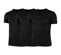 Sywiyi Pack De 3 Tshirts pour Enfant Garçon Tshirt Manches Courtes Tee Shirt Chemise Unie Vêtements Dété À Séchage Rapide Jersey Top Sportif Noir 12-13 Ans
