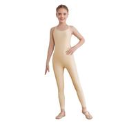 Sywiyi Unitard De Danse Classique De Yoga Et Dentraînement Sportif Maillot De Gymnastique Artistique Sans Manches Combinaison Pour La Figure De Patinage Pour Mädchen Nu 11-12 ans