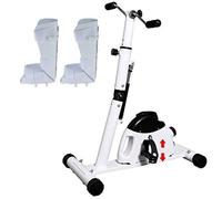 Sywlwxkq Exerciseur à pédales pour Bras et Pieds, vélo de rééducation Course de résistance réglable équipement de rééducation pour hémiplégie vélo d'exercice Portable pour Personnes âgées e