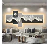 SYXHJTFZ Décoration Murale 3D LED(D,140 * 60cm/55.1 * 23.6in)