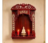 SYXHJTFZ Meuble d'autel de Bureau en Bois Style Dieu Fortune