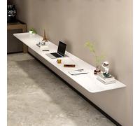 SYXHJTFZ Table Pliante Murale Rabattable en Ardoise, Moderne Minimaliste Table Murale, pour Restaurant Salon de Thé Bar Café Magasin de Thé au Lait(White,180 * 40cm/70.9 * 15.7in)