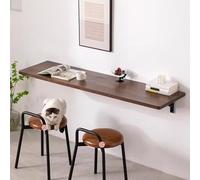 SYXHJTFZ Table Pliante Murale Rabattable en Bois, Moderne Simple Pin Massif, Design Mural pour Restaurant Salon de Thé Bar Café Commercial(60 * 30cm)