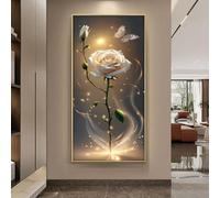 SYXHJTFZ Tableau Mural LED 3D Moderne for Salon, Décoration Murale À Intensité Variable avec Télécommande, Cadre en Alliage D'aluminium(C,31.50x62.99in)