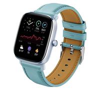 Syxinn 20mm Bracelet en Cuir pour Amazfit GTS 2 Mini/GTS 2/GTS 2e, Amazfit GTS 3/3 Mini, Amazfit GTS 4/GTS 4 Mini Bracelet Bande pour Amazfit Bip 3/Bip 3 Pro/Bip S/Bip Lite Sangle pour Femme Homme