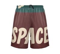 SyXIOP Astronaute Space Rocketing Retro Soft Men Pyjama Pantalon de Noël Pantalon de pyjama pour homme Cadeau de père, astronaute fusée spatiale rétro, S