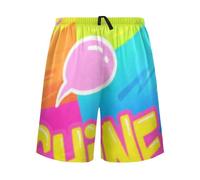 SyXIOP Bas de pyjama doux pour homme et homme - Couleur vive - Cadeau de Noël, soleil de couleur vive, L