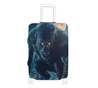 SyXIOP Blue King Kong Housse de protection élastique pour valises 45,7 à 81,3 cm, Blue King Kong, M 22-24 in, Classique