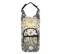 SyXIOP Bouteille d'eau vintage Chrysanthème William Morris - Porte-bouteille d'eau élégant pour sac à dos de 51/61/81/1134 g - Pour adultes et enfants - Pour la marche, la randonnée, le camping, les