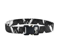 SyXIOP Ceinture élastique en forme de loups gris et noirs pour filles et garçons âgés de 5 à 12 ans avec boucle extensible pour uniforme décontracté