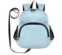SyXIOP Cute Ears Big Kid Sacs à dos Laisse Petites Filles Anti-Perte Bookbag Décorations avec Bande Réfléchissante Bleu Brume, Bleu Misty, S, Décontracté