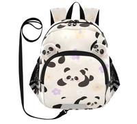 SyXIOP Cute Ears Big Kid Sacs à dos Laisse Petites Filles Anti-Perte Mini Sac avec Bande Réfléchissante Mignon Dessin Animé Panda Blanc, Panda blanc mignon dessin animé, S, Décontracté