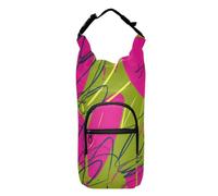 SyXIOP Doodle Hearts - Porte-bouteille d'eau léger avec sangle de 50,8/61/81/1,2/1,2 l pour la marche quotidienne, la randonnée et d'autres activités de plein air - Bolsa para Botella De Agua