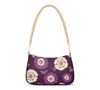 SyXIOP England Tudor Sac à main tendance pour femme avec plusieurs poches pour la fête des mères Rose Kaki Violet