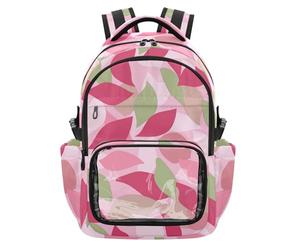 SyXIOP Henri Style Sac à dos d'école transparent de grande capacité avec sangle renforcée Coutures pour l'école, le travail, les voyages, 7 à 18 ans