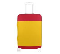 SyXIOP Housse de bagage élastique avec drapeau espagnol pour valises anti-rayures pour bagages de 45,7 à 81,3 cm, Drapeau Espagne, L 26-28 in, Classique