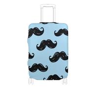SyXIOP Housse élastique lavable pour bagage à main Motif barbe Bleu 45,7 à 81,3 cm, Barbe bleue de dessin animé, XL 29-32 in, Classique