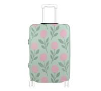 SyXIOP Housse élastique lavable pour valises de 45,7 à 81,3 cm Motif fleurs roses, Belles fleurs roses, L 26-28 in, Classique