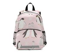 SyXIOP Mignon pingouin flocon de neige rose enfants sacs à dos poitrine clip sacs à livres pour garçon mochilas para ni?as de 3 a?os