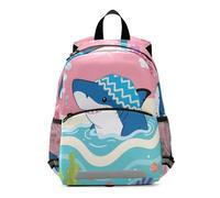 SyXIOP Mini sac à dos mignon requin pour fête prénatale pour enfants avec clip de poitrine pour mochilas élémentaires para ni?os de 3 a?os preescolar