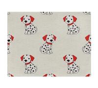 SyXIOP Minky Couverture pour bébé Motif chien dalmatien | Couverture en mousseline double couche, couverture d'emmaillotage pour bébé fille, dos à pois pour chambre d'enfant, berceau