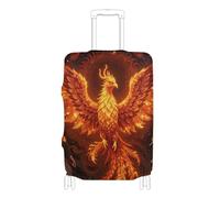 SyXIOP Mythical Fire Phoenix Housse de protection élastique lavable pour valise, accessoire de voyage, convient aux bagages de 45,7 à 81,3 cm, Phénix mythique de feu, M 22-24 in, Classique