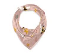 SyXIOP Naughty Lakeshore Bees Fleur Harris Square Silk Head Hair Scarf Silk Neck Scarf Fashion for Women Hair Wrap Sleep for Head Chal Para Mujer