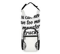 SyXIOP Never Have Too Many Monsters - Porte-bouteille d'eau réglable en bandoulière noir pour bouteille d'eau de 50/61/81/1,2/1,2 l pour adultes et enfants pour la marche, la randonnée, le camping