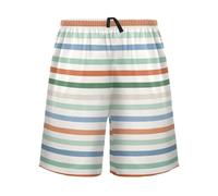 SyXIOP Pantalon de pyjama décontracté pour homme Motif rayures Vert rugby, Rayures de rugby vertes et blanc cassé, M