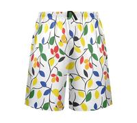 SyXIOP Pantalon de pyjama doux et coloré pour homme, plante colorée, XL