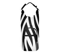 SyXIOP Porte-bouteille d'eau élégant avec porte-bouteille d'eau imprimé zèbres noir et blanc 51/60/81/1,2 l pour la marche quotidienne, la randonnée et d'autres activités de plein air, accessoires