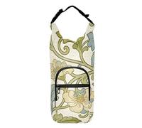 SyXIOP Porte-bouteille d'eau rétro beige William Morris pour bouteille d'eau peu encombrant 51/61/81/120 ml pour adultes et enfants pour la marche, la randonnée, le camping, les voyages, Bolso para