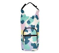 SyXIOP Porte-bouteille durable avec imprimé blocs de couleur pour vélo 50/61/81/118 ml pour la marche quotidienne, la randonnée et d'autres activités de plein air. Accessoires pour mochilas